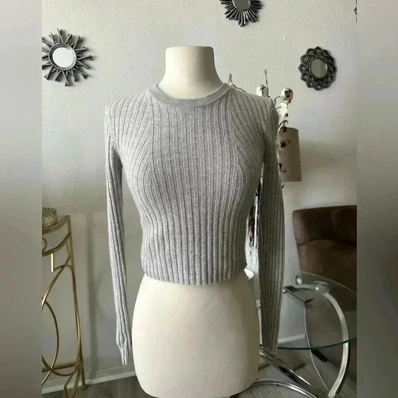 Aritzia Barbaton Wool Nathaniel Crop Top size xs - Picture 1 of 6